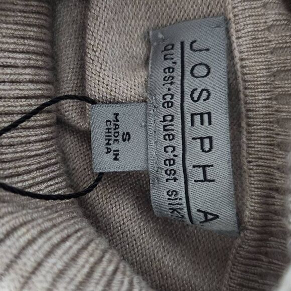 Joseph A. Brown Turtleneck Sweater NWT Size Small Light Brown Sweater - Picture 6 of 11